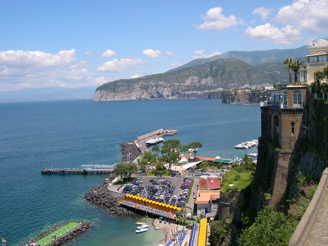 Visit Sorrento with a convertible car